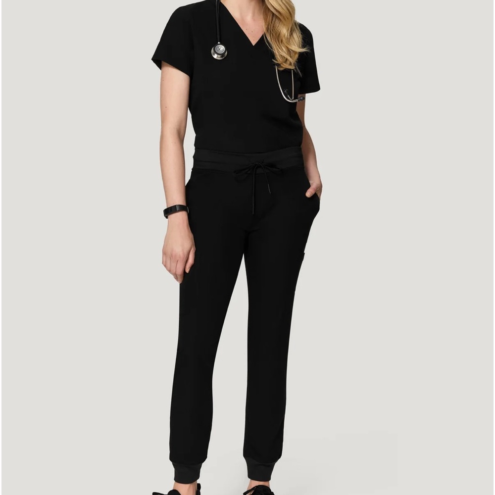 Mandala black scrubs.